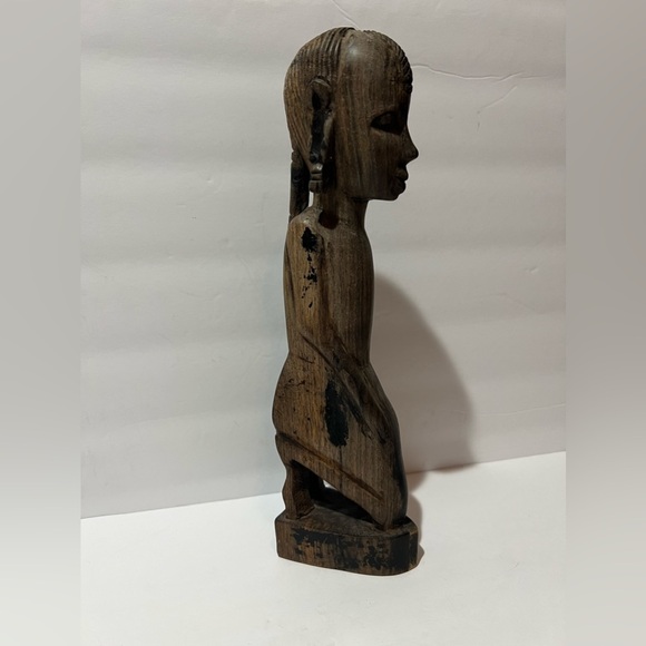 Vintage East Africa Statue Afri-Craft Inc produced in Tanganyika 12.5” H - Picture 4 of 15
